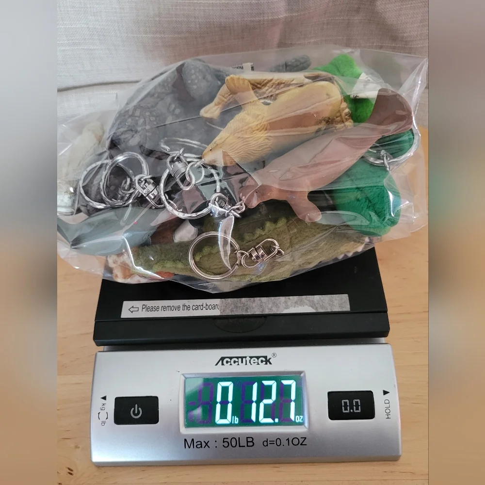 Vintage 1990's Lot of 12 Animal and Marine Life Key & Card Holders / Key Rings - Picture 6 of 16